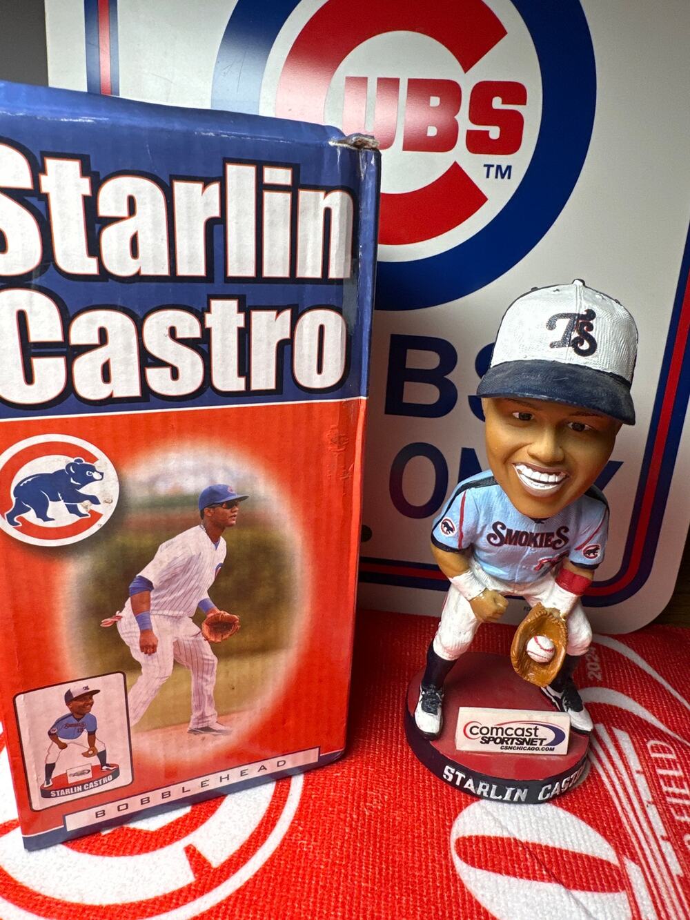 Starlin Castro 2011 Bobblehead  Chicago Cubs Tennessee Smokies